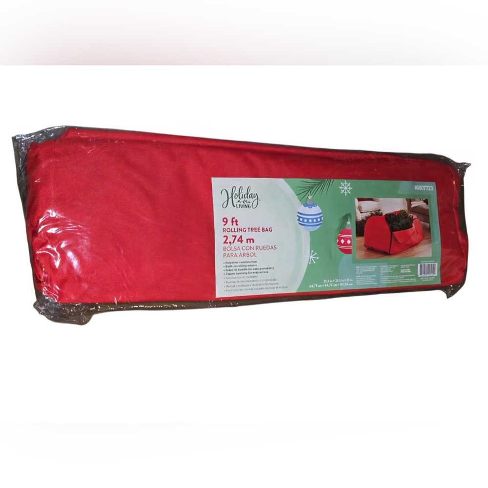 Red Storage Bag with Zipper 9 foot